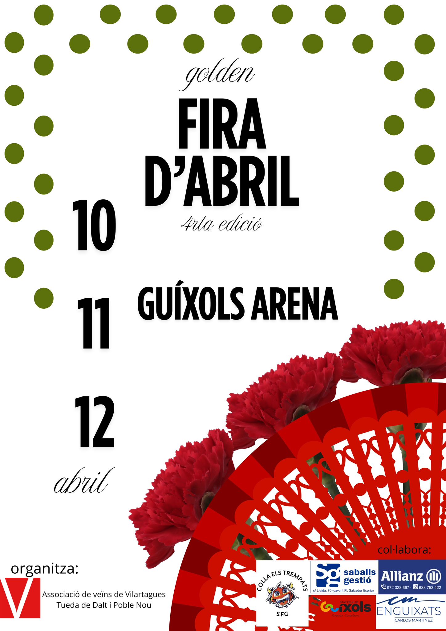 Fira d'abril de Sant Feliu de Guíxols (10, 11 i 12 d'abril de 2026)